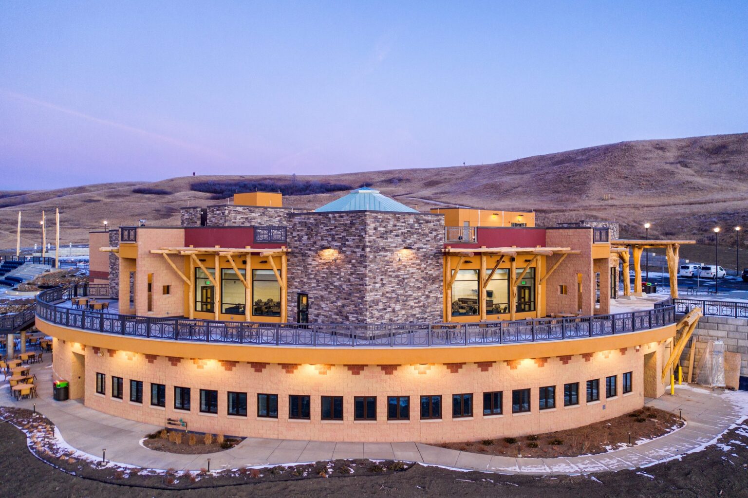 MHA Nation Cultural Interpretive Center published by First American Design Studio