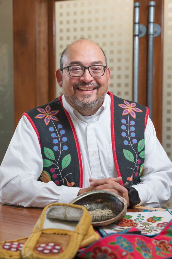 Mike Laverdure portrait published by First American Design Studio